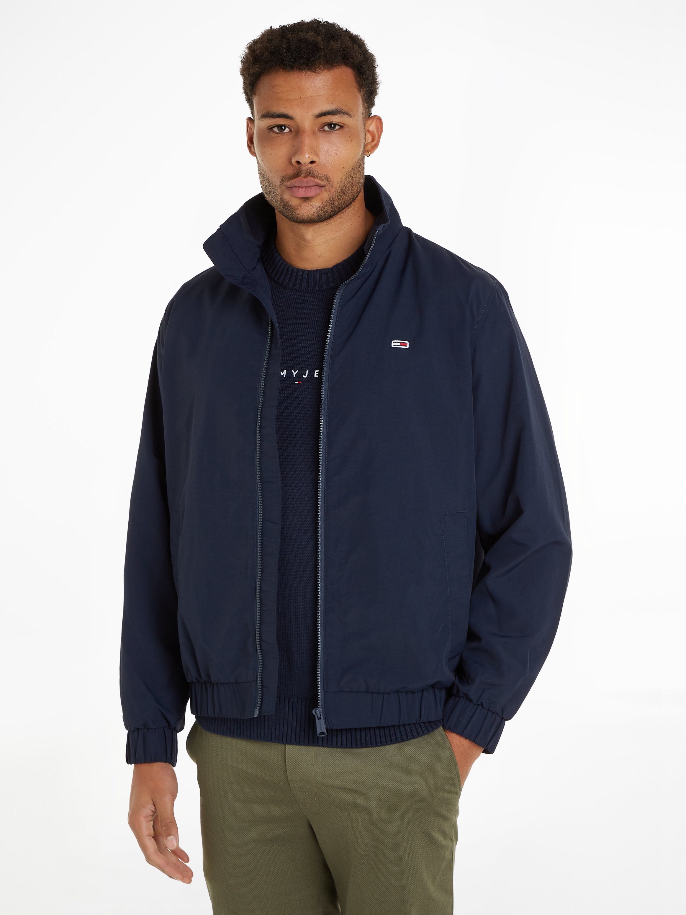 Tommy Jeans Plus Collegejacke TJM ESSENTIAL JACKET EXT Große Größen und Logostickerei