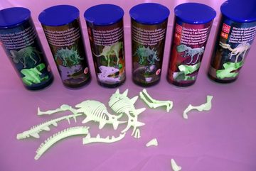 Edu-Toys Experimentierkasten Dinosaurierbausätze nachtleuchtend, (VT055 Mammut-tlg)