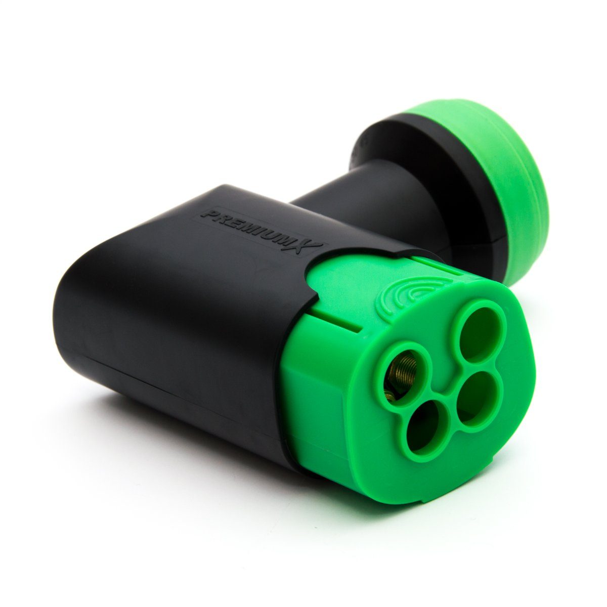 fuba Fuba Alu Anthrazit DAA 780 A Green Diamond Quad LNB GDQS 4K UHD SAT-Antenne