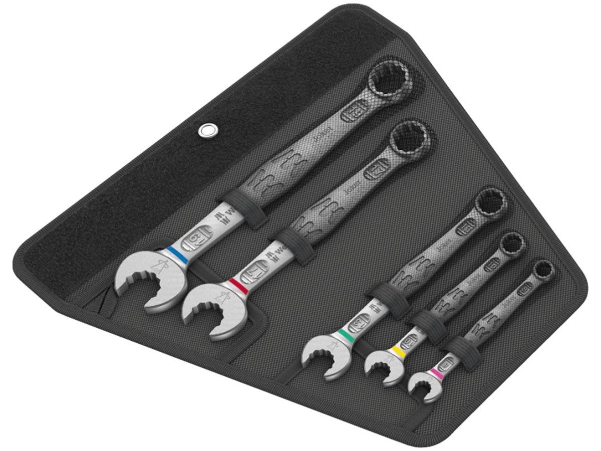 Wera Maulschlüssel 6003 Joker 5 Set 1, 5-teilig, Ringmaulschlüssel-Satz