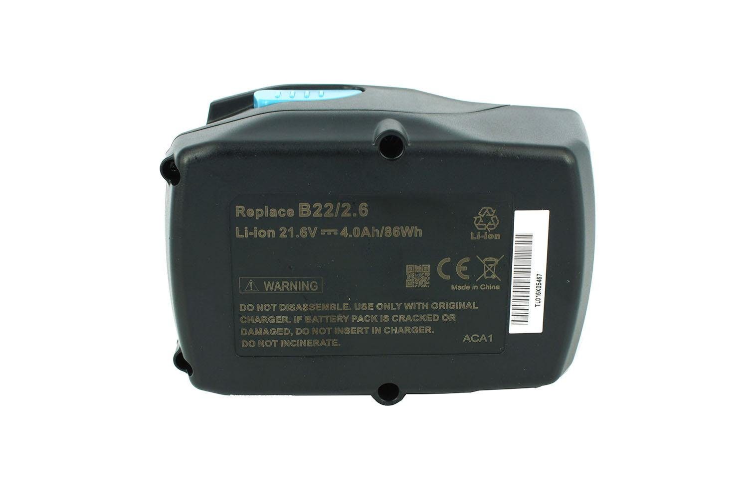 4S-A22 02, 3-L THL003 4000mAh Li-ion 02 für mAh 21.6V 4000 PowerSmart (125),BX Akku 3-ME Hilti BX AG