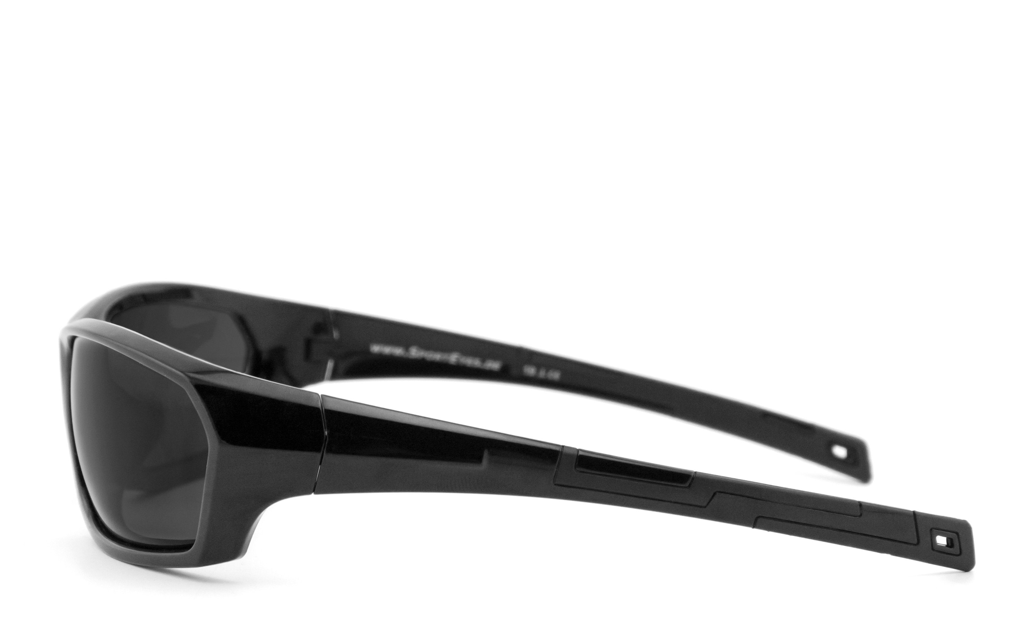 HSE - Sportbrille AIR-STREAM, Steinschlagbeständig SportEyes Kunststoff-Sicherheitsglas durch
