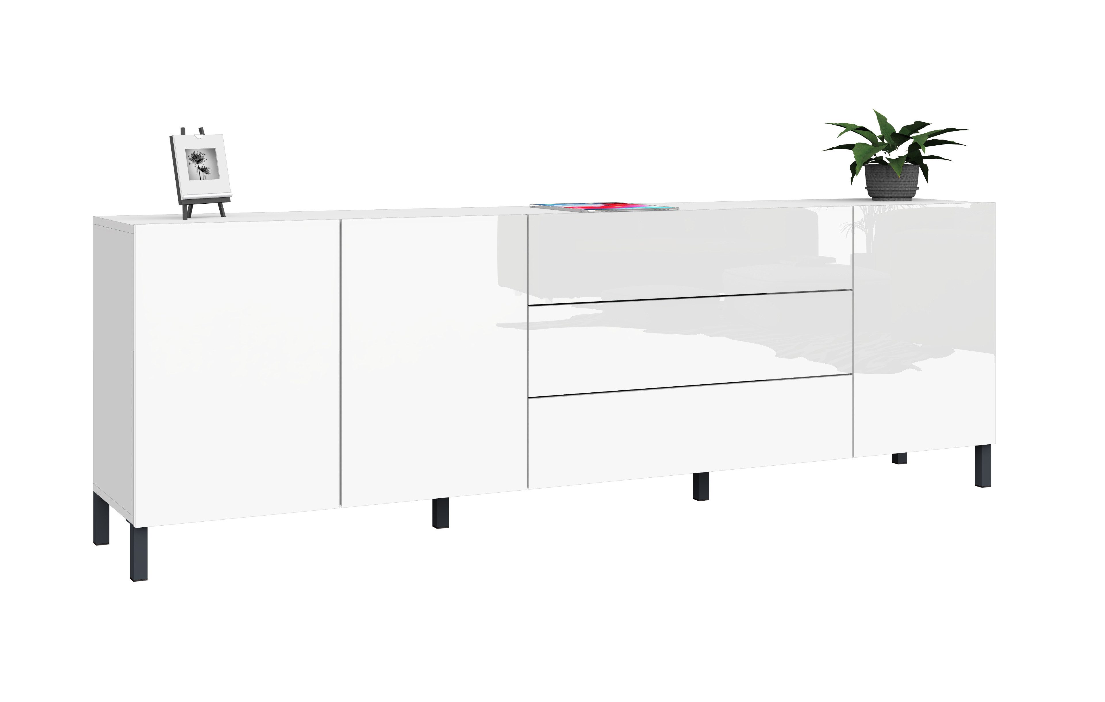 borchardt Möbel Sideboard Pori, Breite 190 günstig online kaufen