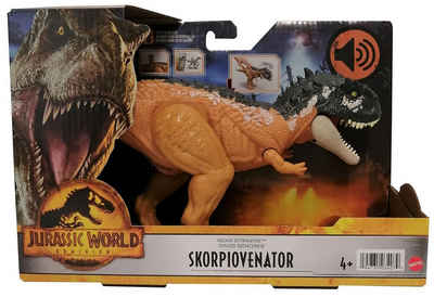 Mattel® Actionfigur Mattel HDX37 Jurassic World Dominion Skorpiovenator Roar Strikers mit