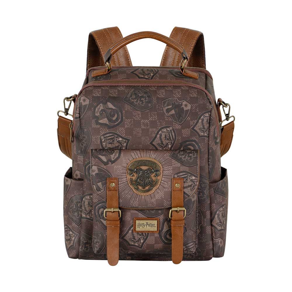 Karactermania Laptoprucksack Harry Potter Rucksack Freizeitrucksack Alltagsrucksack Steampunk, Hogwarts Emblem