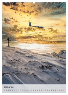 CALVENDO Wandkalender Segelfliegen - einfach Spaß (Premium, hochwertiger DIN A2 Wandkalender 2023, Kunstdruck in Hochglanz)