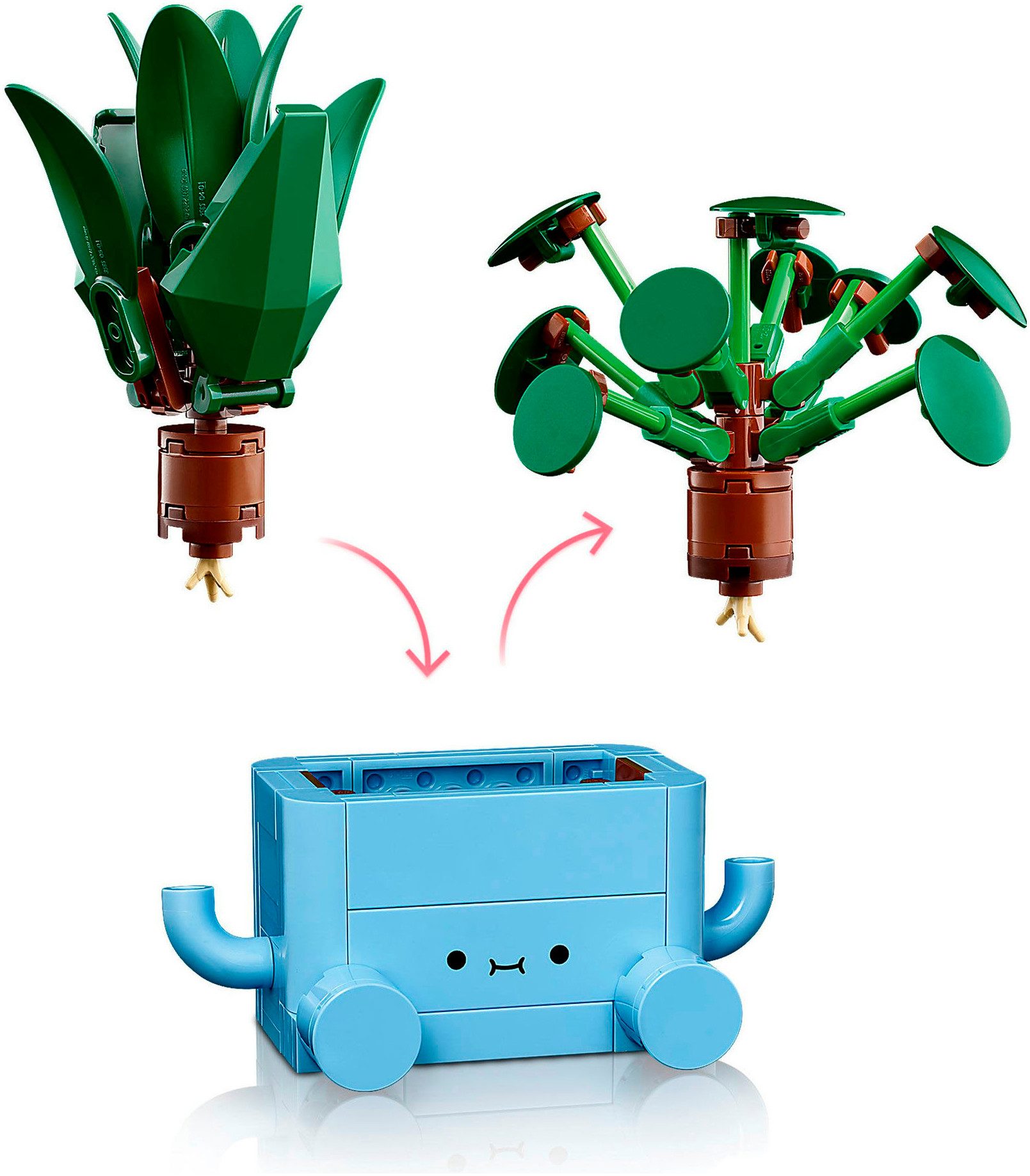 LEGO® Fröhliche Pflanzen (10349), LEGO Botanicals Konstruktionsspielsteine, (217 St), Made in Europe – Bild 5 von 5
