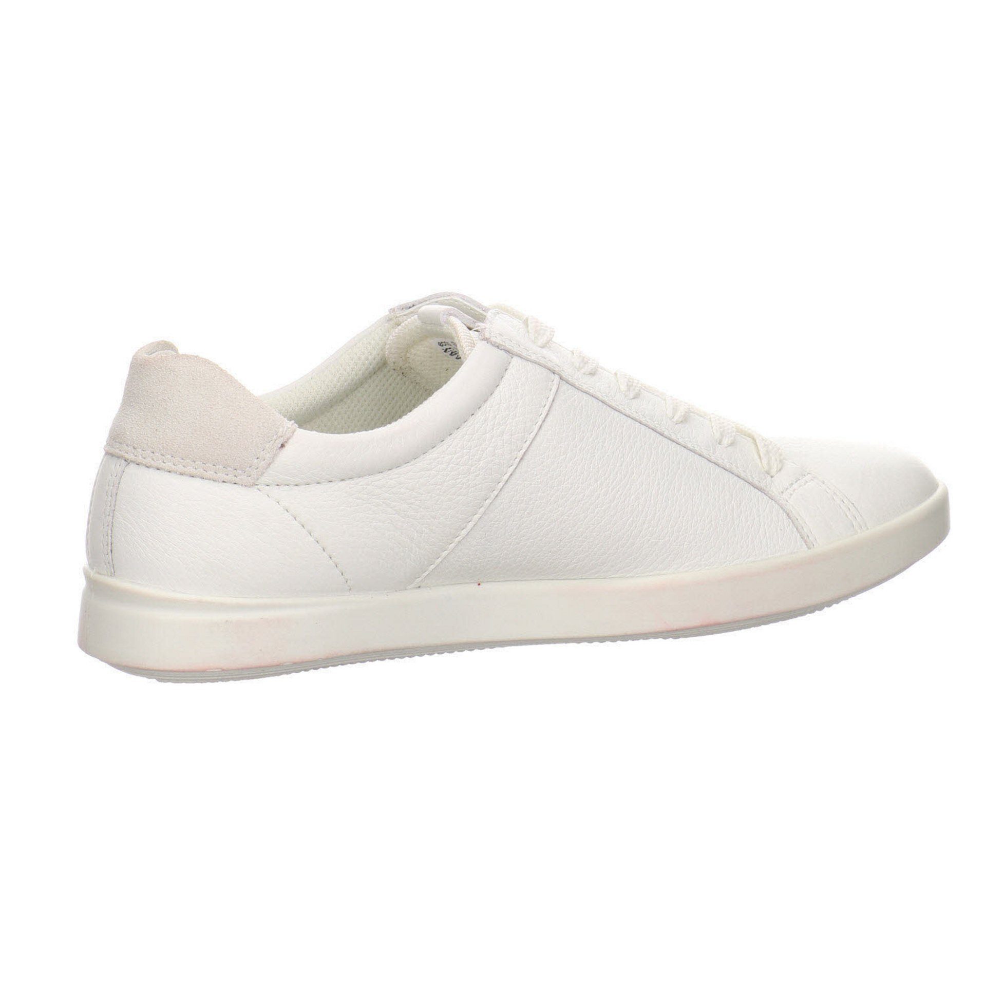 Glattleder Ecco Damen Soft Schnürschuh Sneaker white 1 white/shadow Schnürhalbschuhe