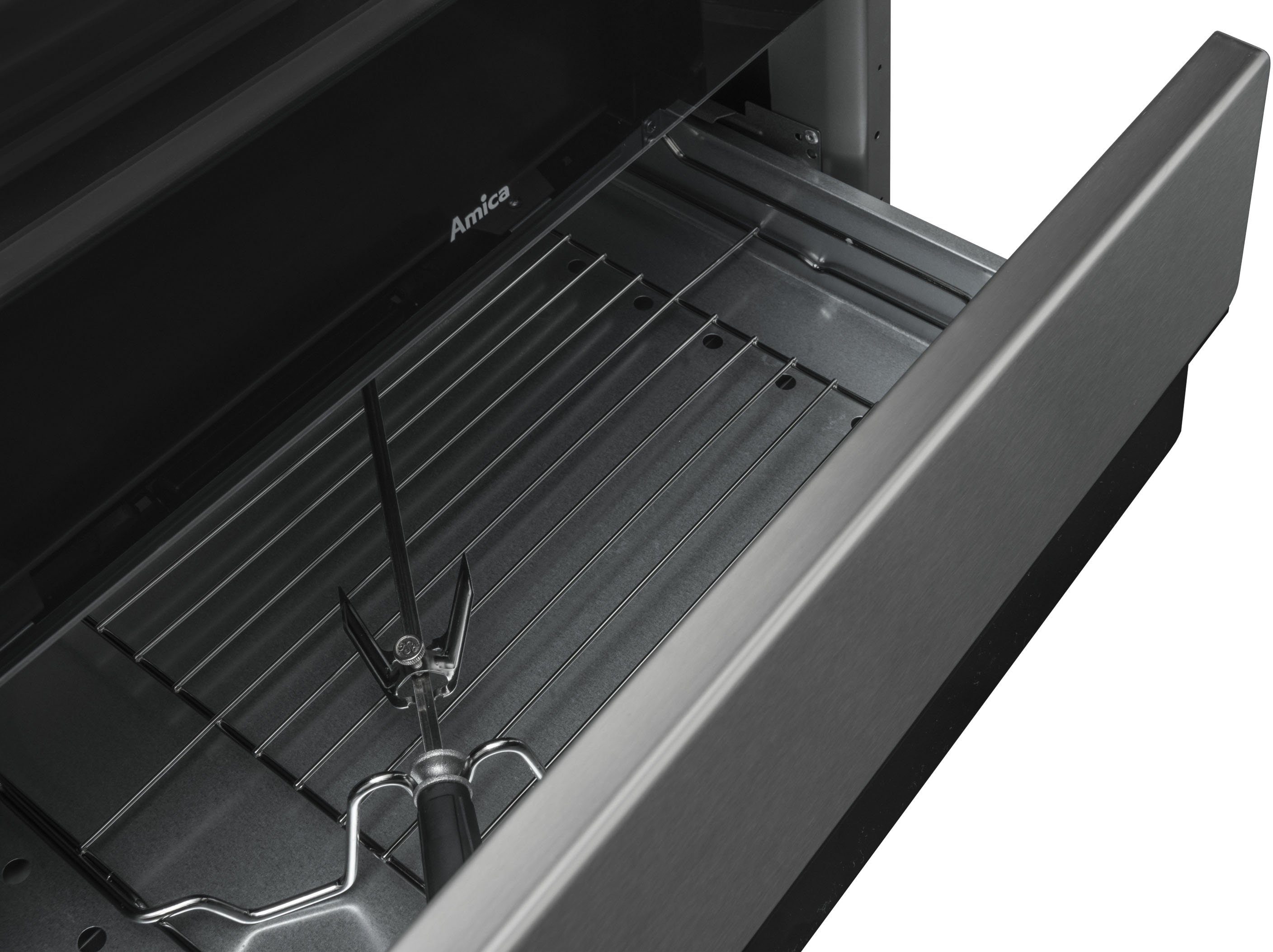 Amica Induktions-Standherd SHI 905 150, mit Teleskopauszug nachrüstbar, Steam Clean, Komfortables Kochen und Backen mit moderner und einfacher Handhabung