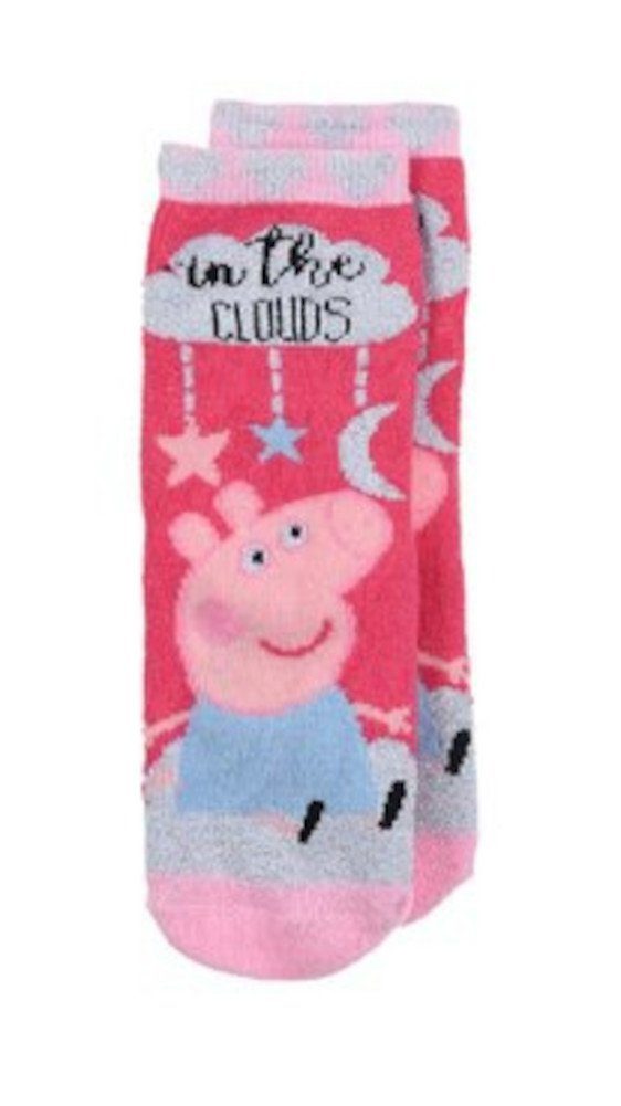 Sun City ABS-Socken Peppa Pig Wutz ABS Antirutsch Rutschfeste Kinder Socken Strümpfe (1-Paar)