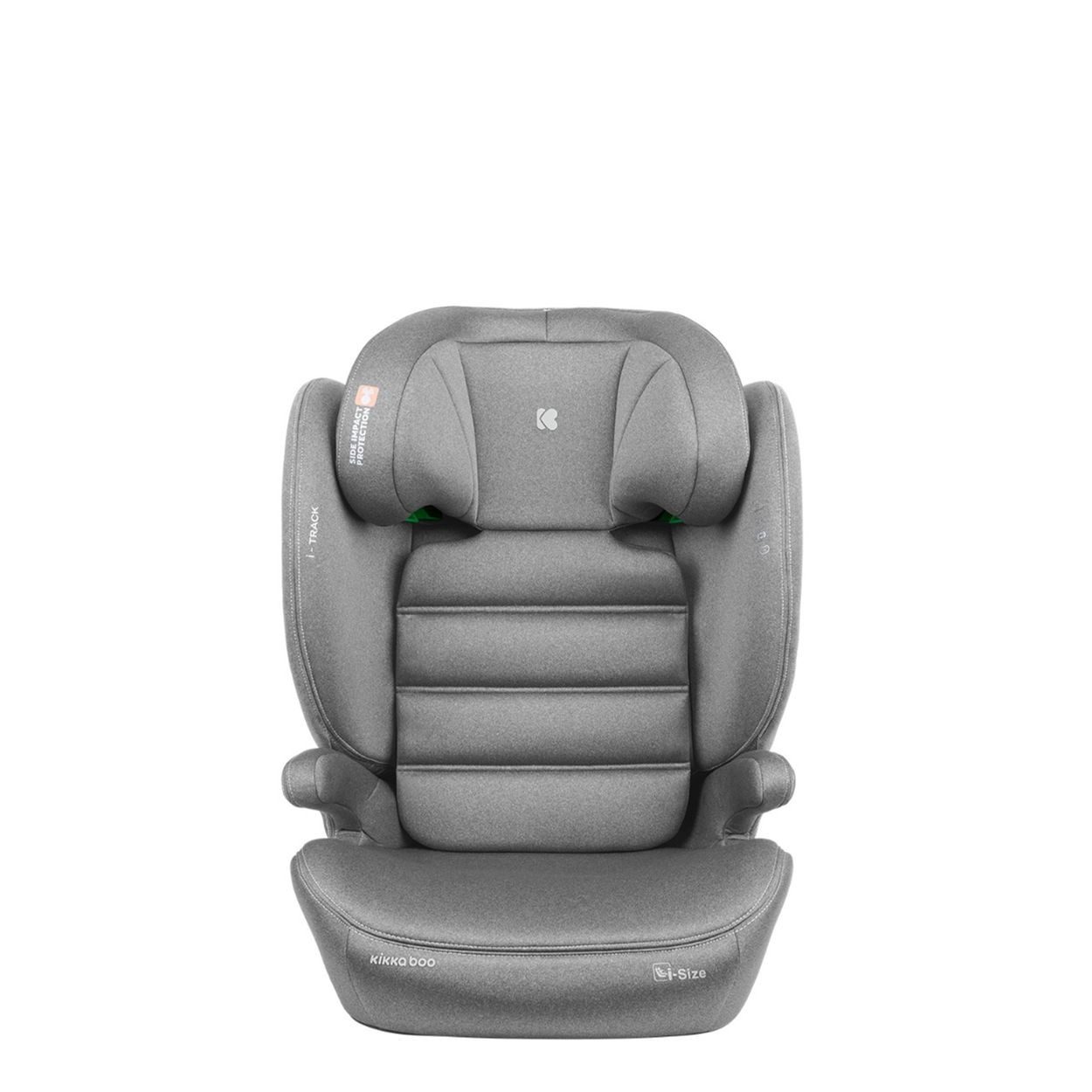 Kikkaboo Kindersitzerhöhung Kindersitz i-Track i-Size, ab: 4, bis: 12, (100 - 150 cm) Gruppe 2/3 Isofix verstellbar
