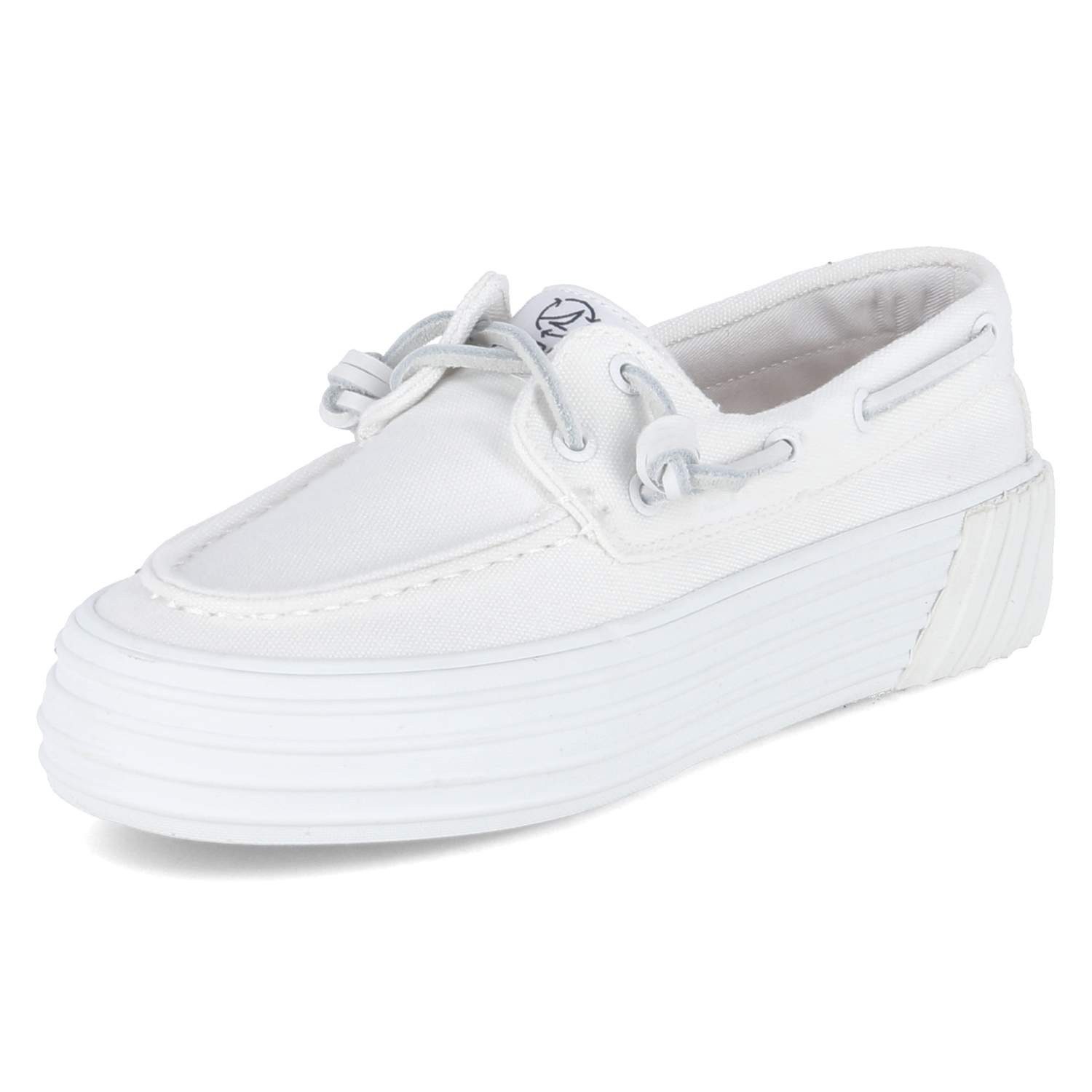 Sperry Sperry STS88713 SP Damen Canvas weiss Slipper