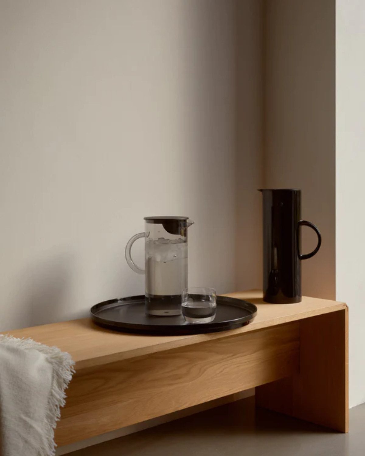 Stelton Servierbrett Stelton EM Serviertablett Ø 40 cm, ABS Kunststoff