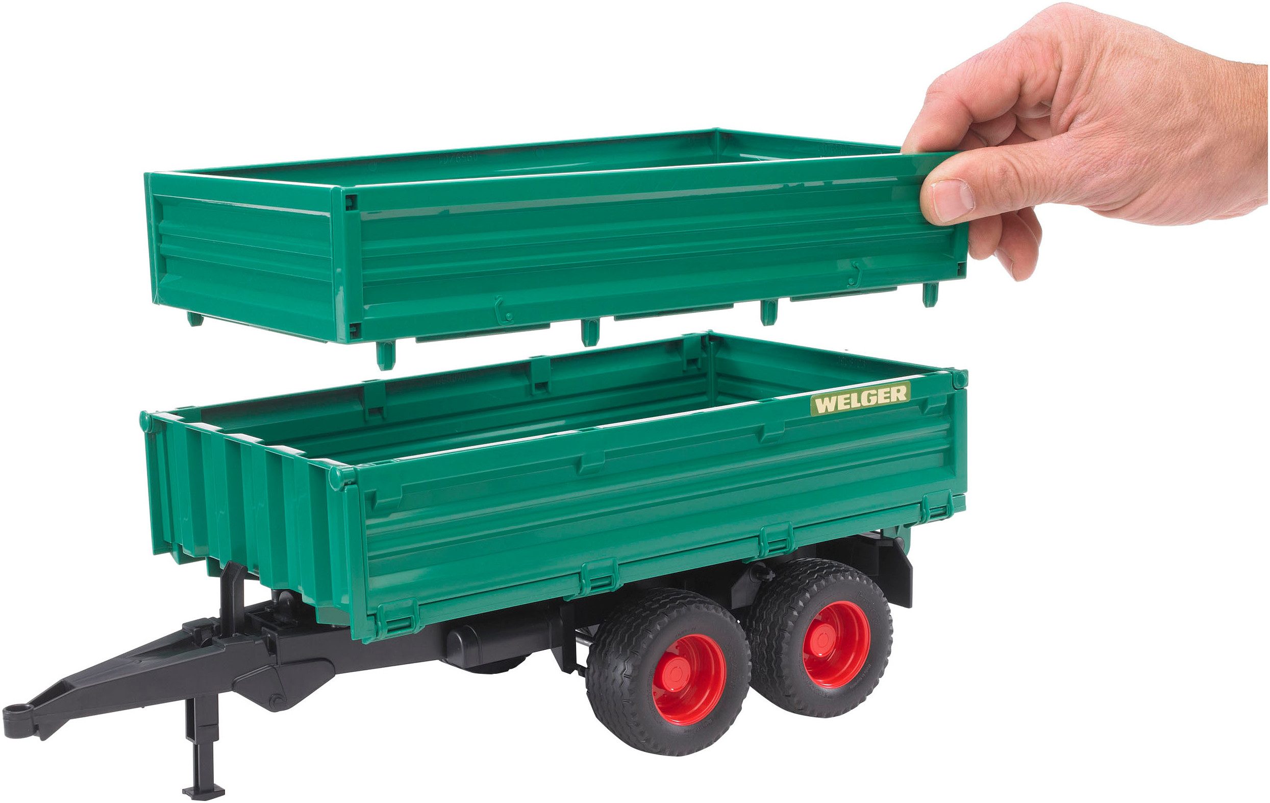 Bruder® Spielfahrzeug-Anhänger Tandem-Transportanhänger 37 cm m günstig online kaufen