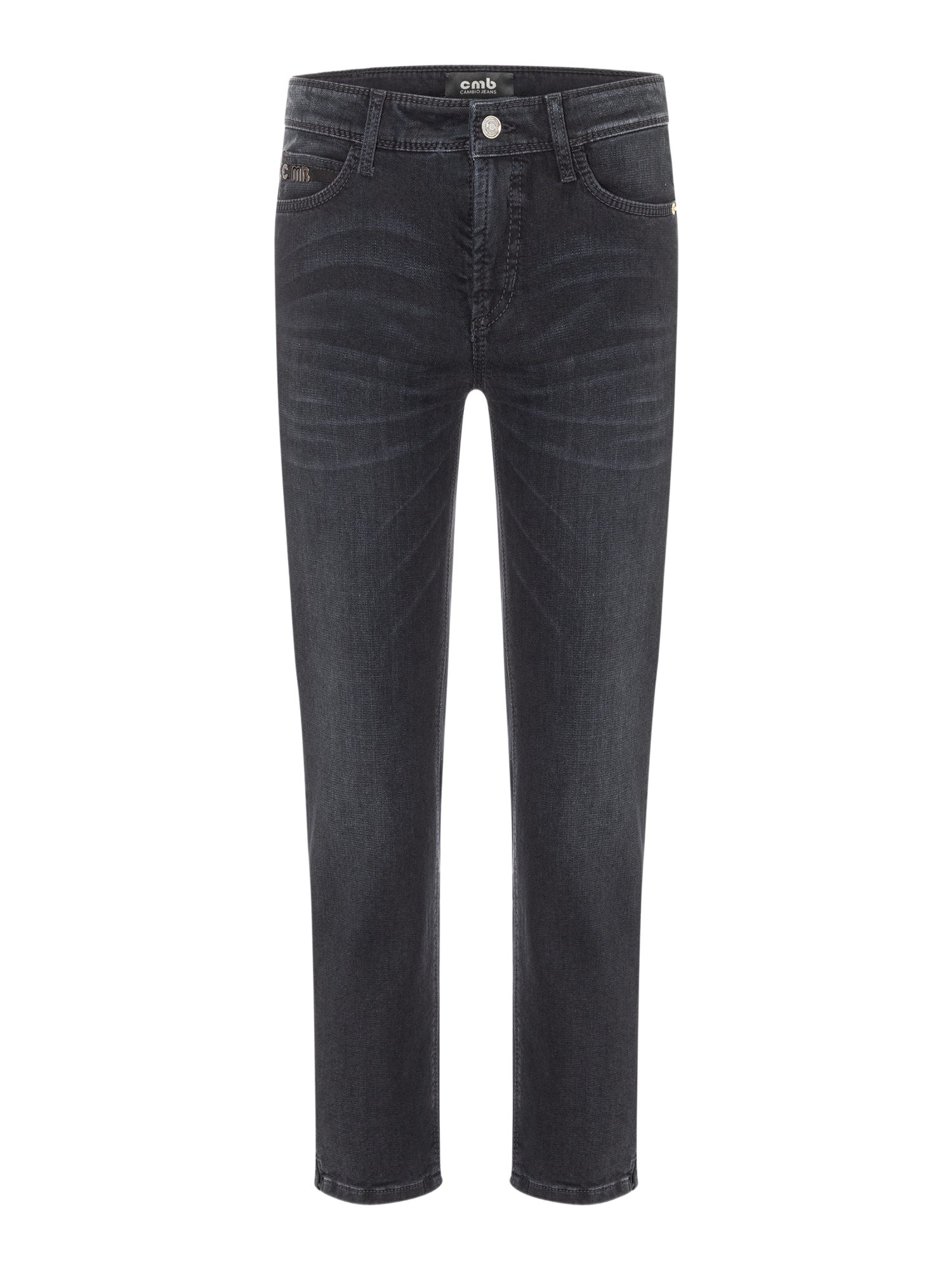 Cambio Stretch-Hose Casual, Baumwolle, Unifarben, Regular Fit, Mittel
