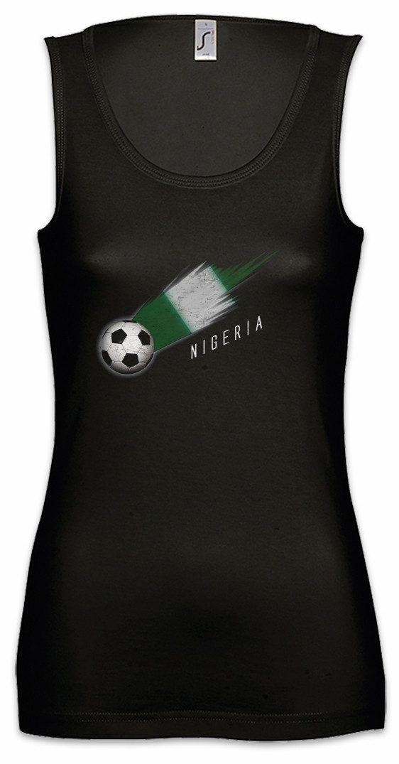Tanktop Nigeria Football Comet I Ärmelloses Damen T-Shirt Nigerien