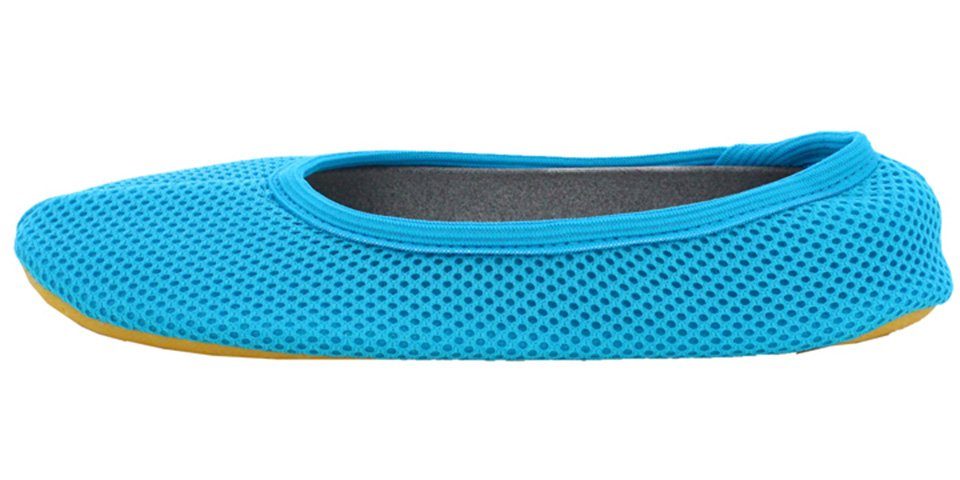Beck Schläppchen AirBecks Mesh mit atmungsaktiver Sohle Gymnastikschuh (in vielen Farben und Größen erhältlich, robuste und flexible Materialien, leichter Barfußschuh) Laufsohle und Obermaterial sind atmungsaktiv