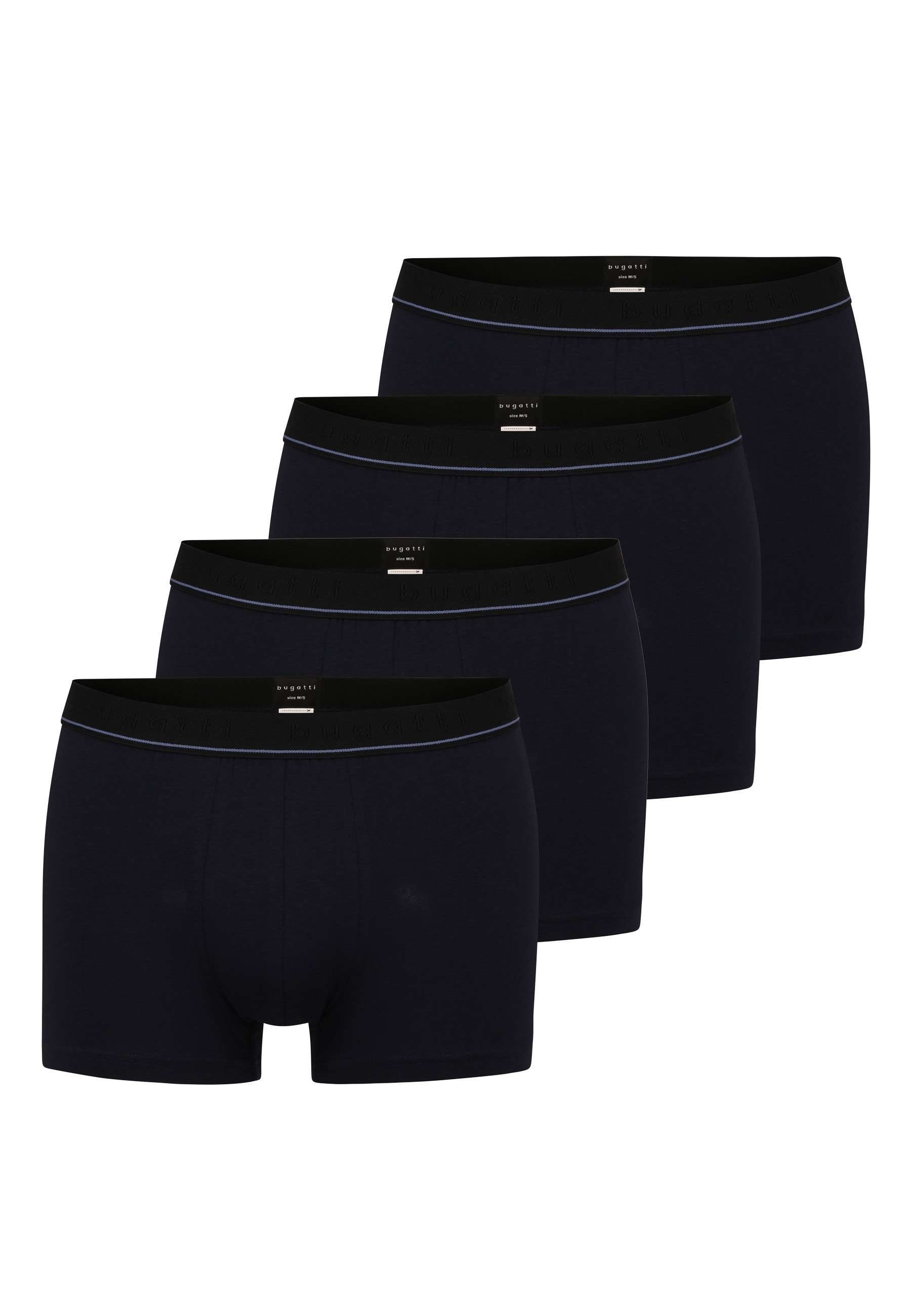 Boxershorts BUGATTI Herren Boxershorts Unterhosen 4er Pack Nev