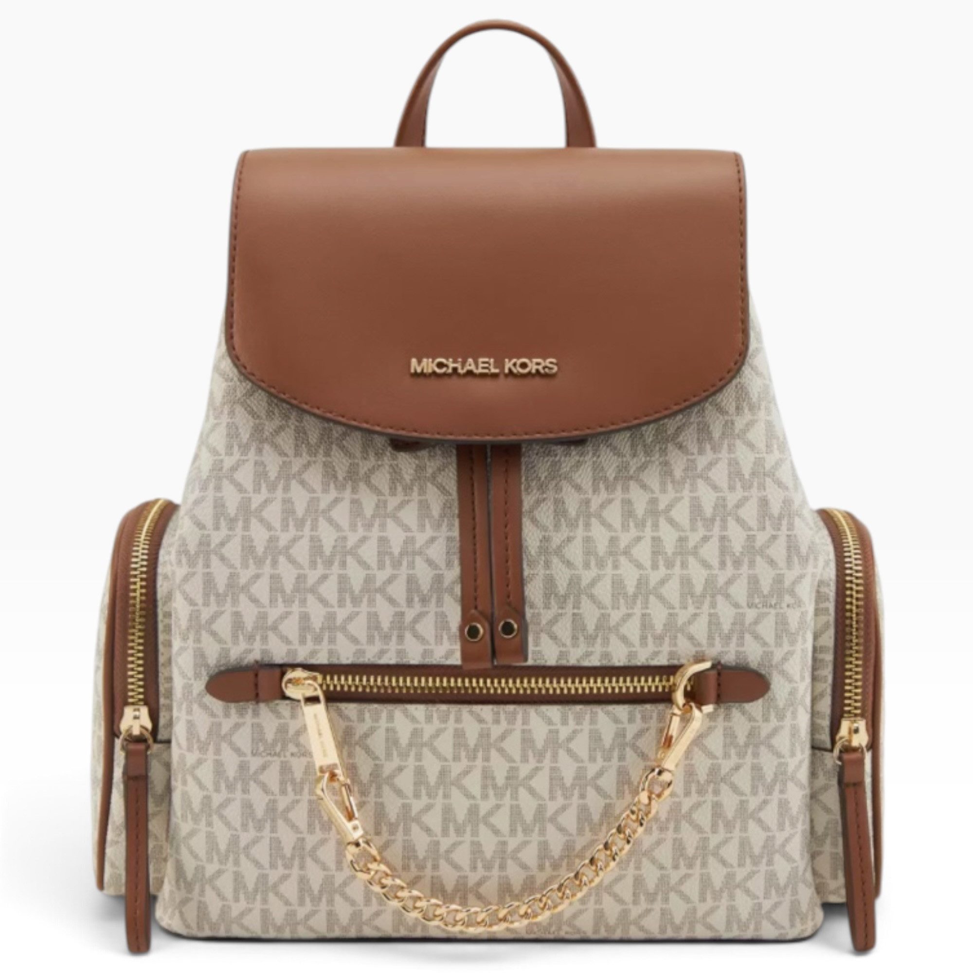 MICHAEL KORS Rucksack Michael Kors Rucksack Jet Set Damen Logo-Print Creme