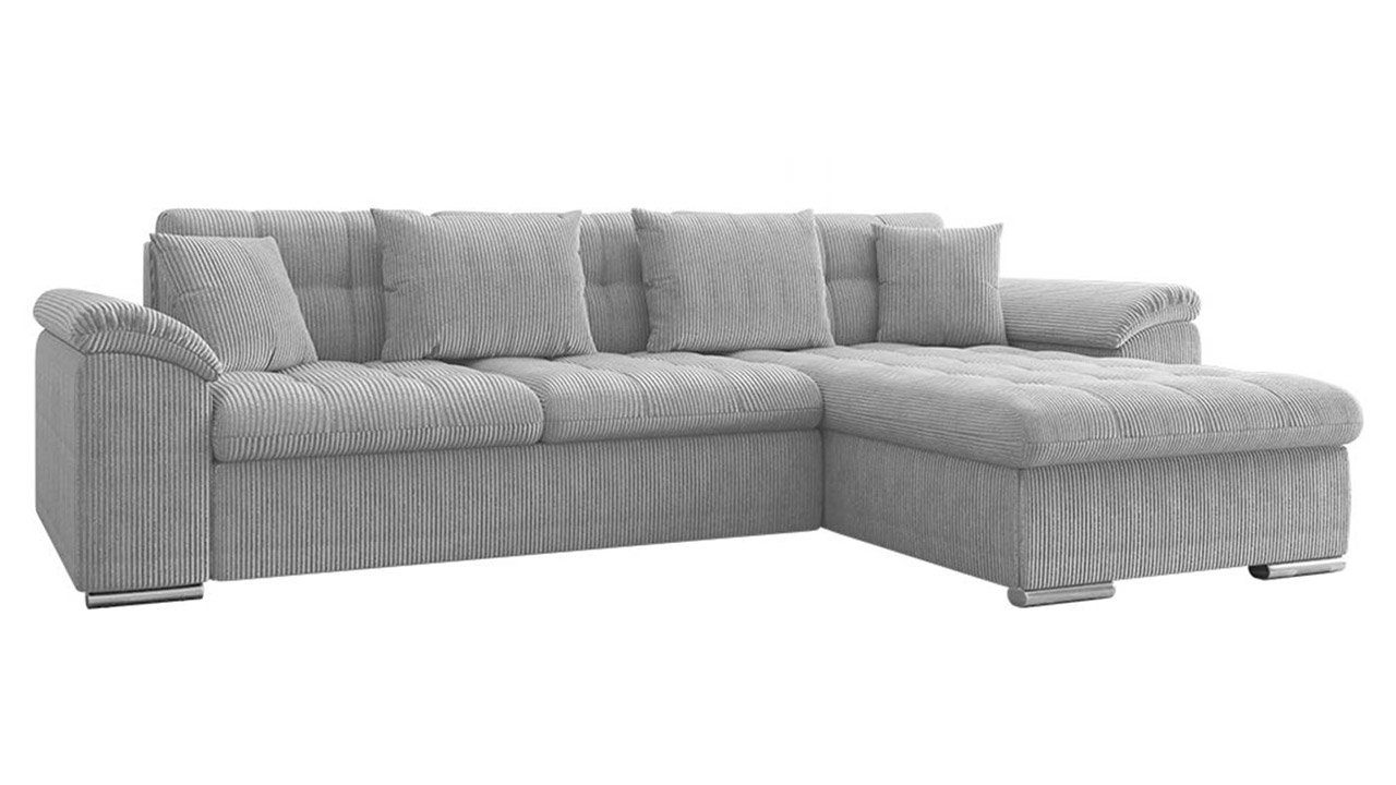 MIRJAN24 Ecksofa Diana Cord, mit Bettkasten günstig online kaufen