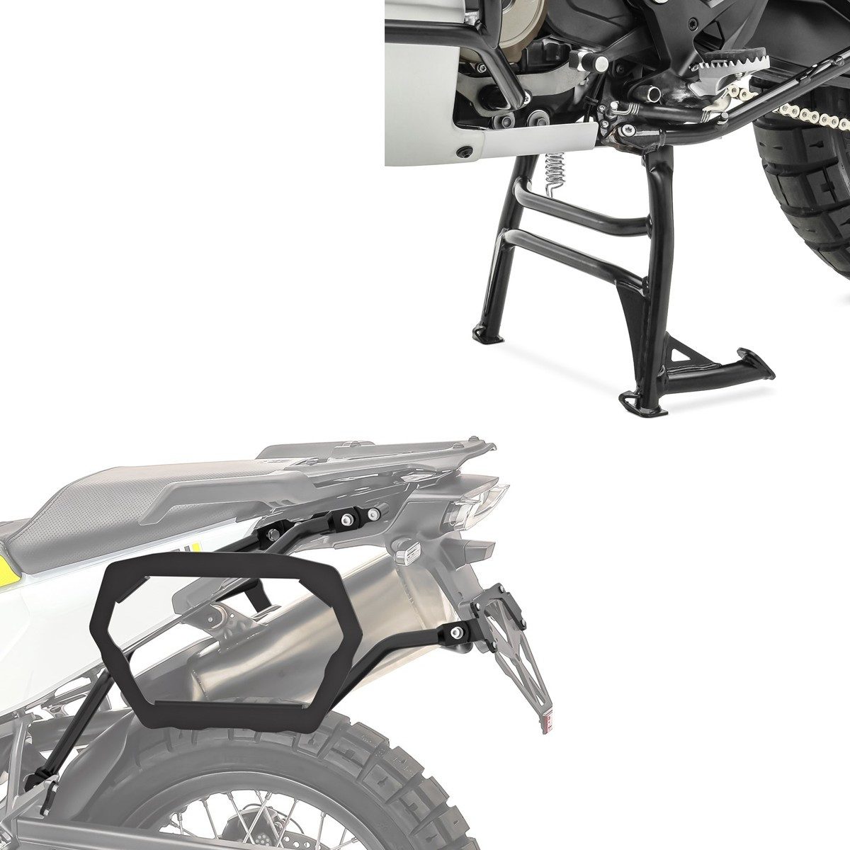 Reisetasche Kofferträger + Hauptständer passend für Husqvarna Norden 901 21-25