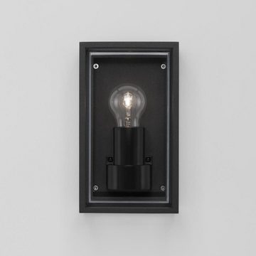 Nova Luce Deckenleuchte Wandleuchte Regina in Anthrazit E27 IP65 238x138mm, keine Angabe, Leuchtmittel enthalten: Nein, warmweiss, Aussenlampe, Aussenwandleuchte, Outdoor-Leuchte
