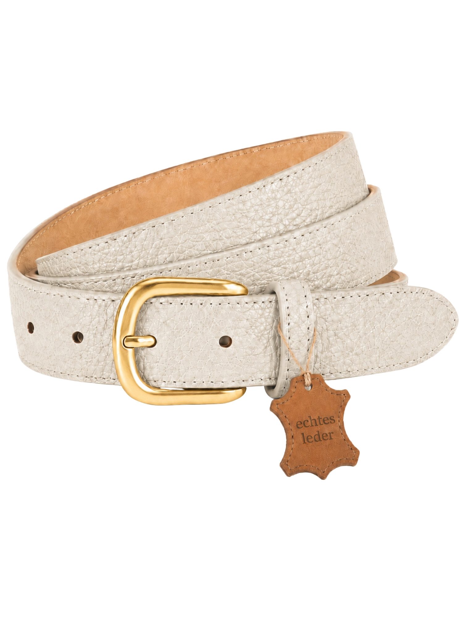 Adel Bags Ledergürtel Damen Gürtel, 3 cm Breit, verschiedene Farben,Hergestellt in Italien