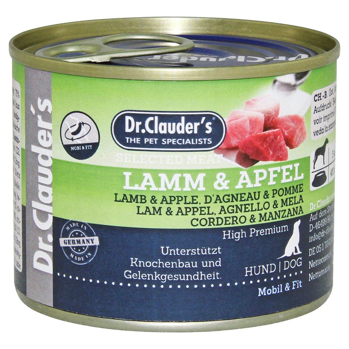 Dr. Clauder's Selected Meat mit Lamm & Apfel 200 g