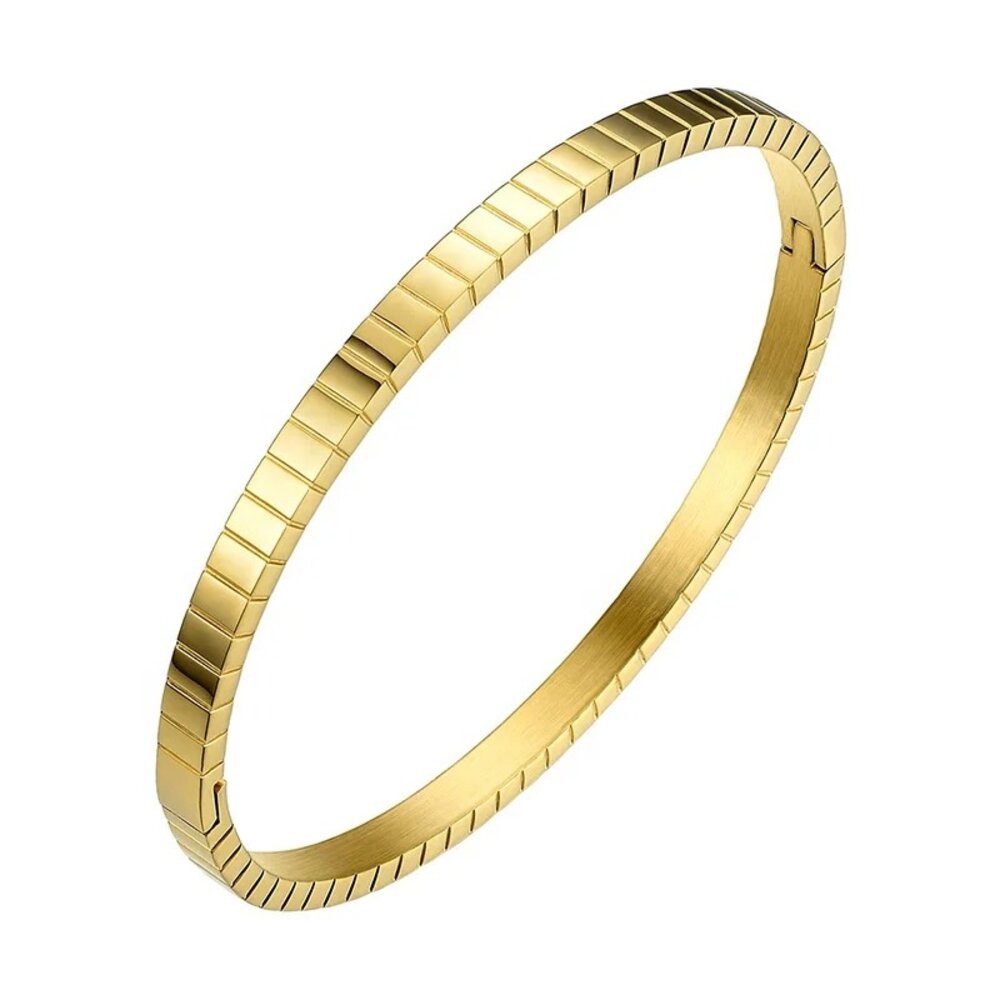 ROUGEMONT Armreif Massiver Armreif 18K Gold, Hypoallergen