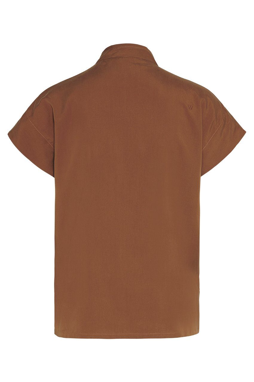 wunderwerk Kurzarmbluse TENCEL square stand collar günstig online kaufen