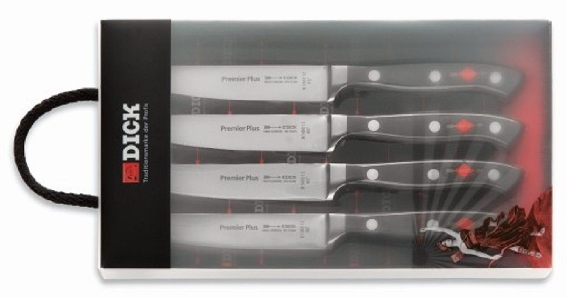 F. DICK Messer-Set Dick Steakmesser-Set 4-tlg. Premier Plus 8109300 (4-tlg)