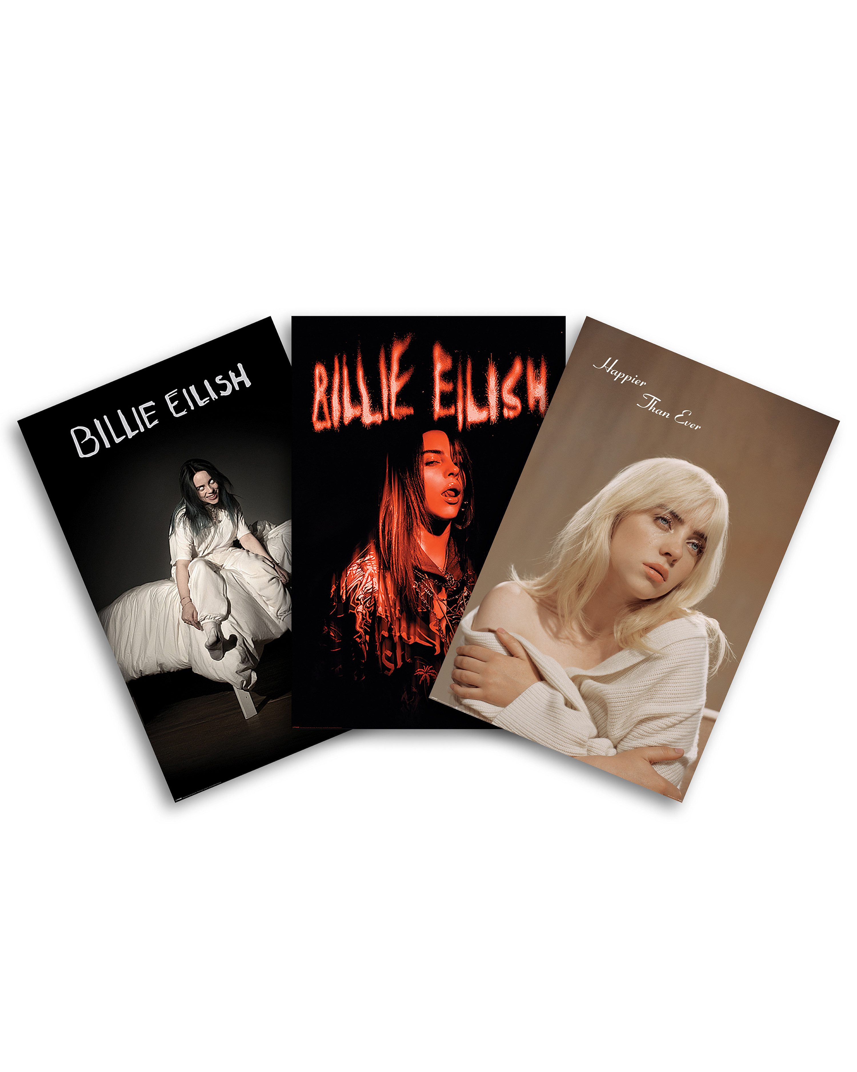 Close Up Poster Billie Eilish Posterset The Favorites / Album Covers 61 x