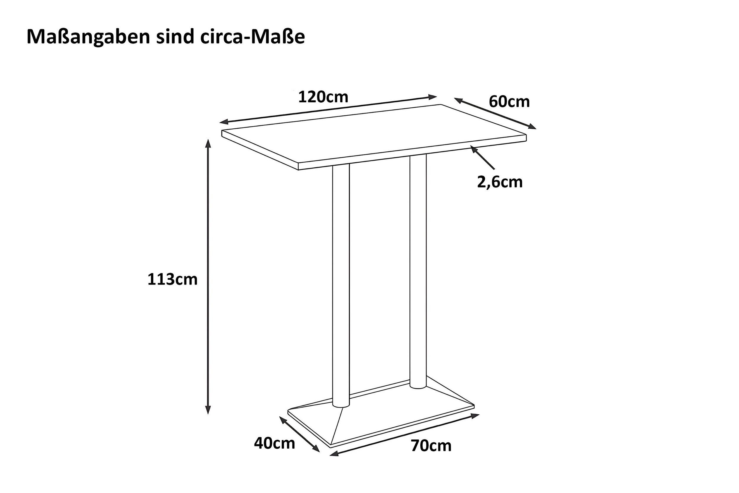 SAM® Bistrotisch Brasa, Akazien- oder Mangoholz, günstig online kaufen