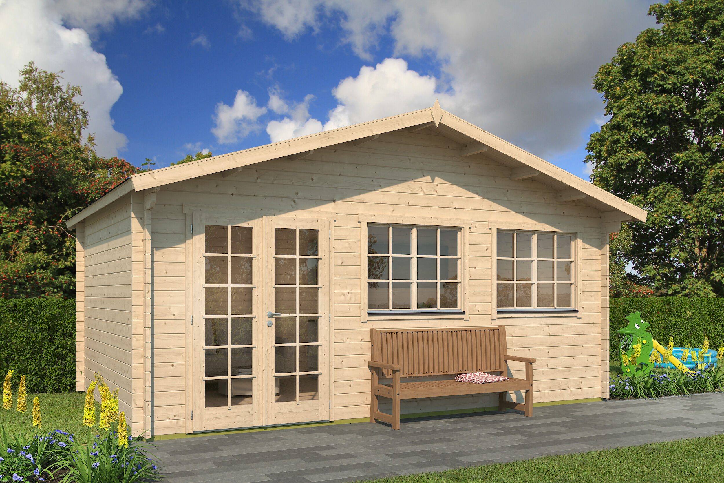Fjordholz Gartenhaus Rolf 44 B