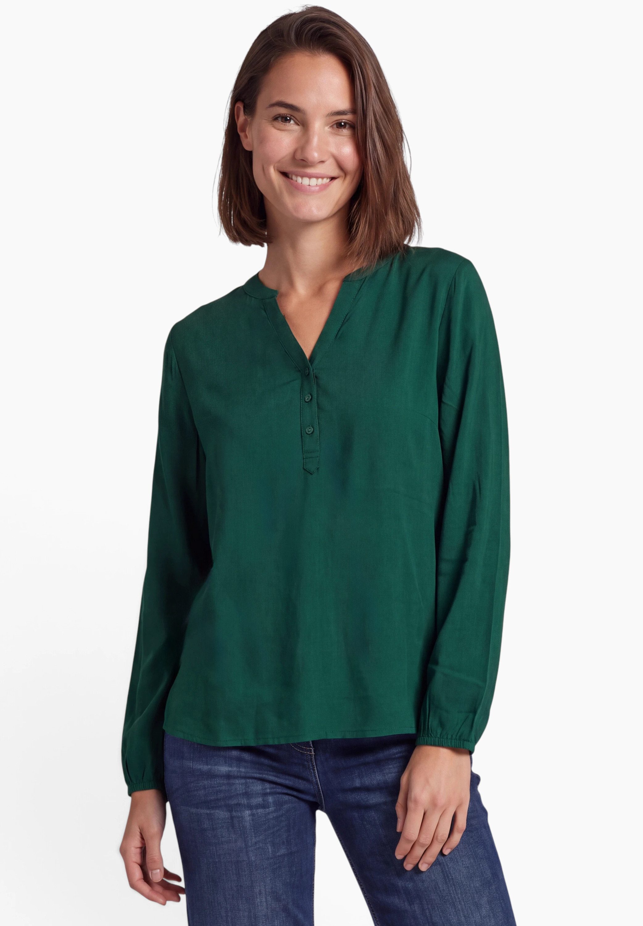 CECIL Shirtbluse aus softer Viskose