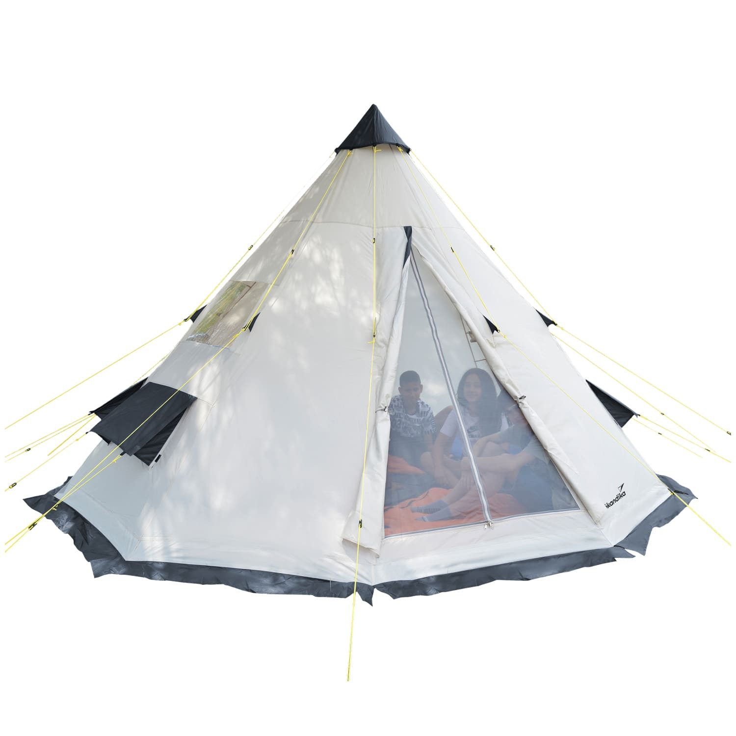 Tipi-Zelt Goathi 365 Protect, Campingzelt mit eingenähtem Zeltboden, Outdoor