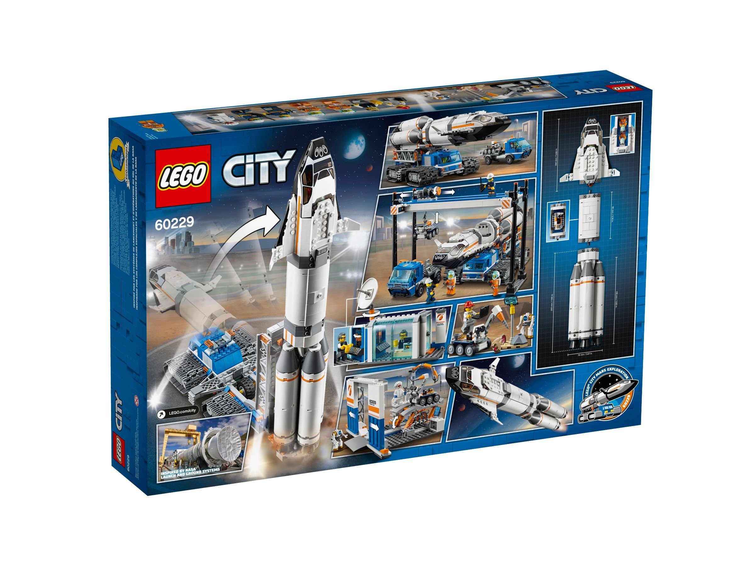 (Set, - LEGO® Transport, 1054 & St) Konstruktionsspielsteine Raketenmontage LEGO® City