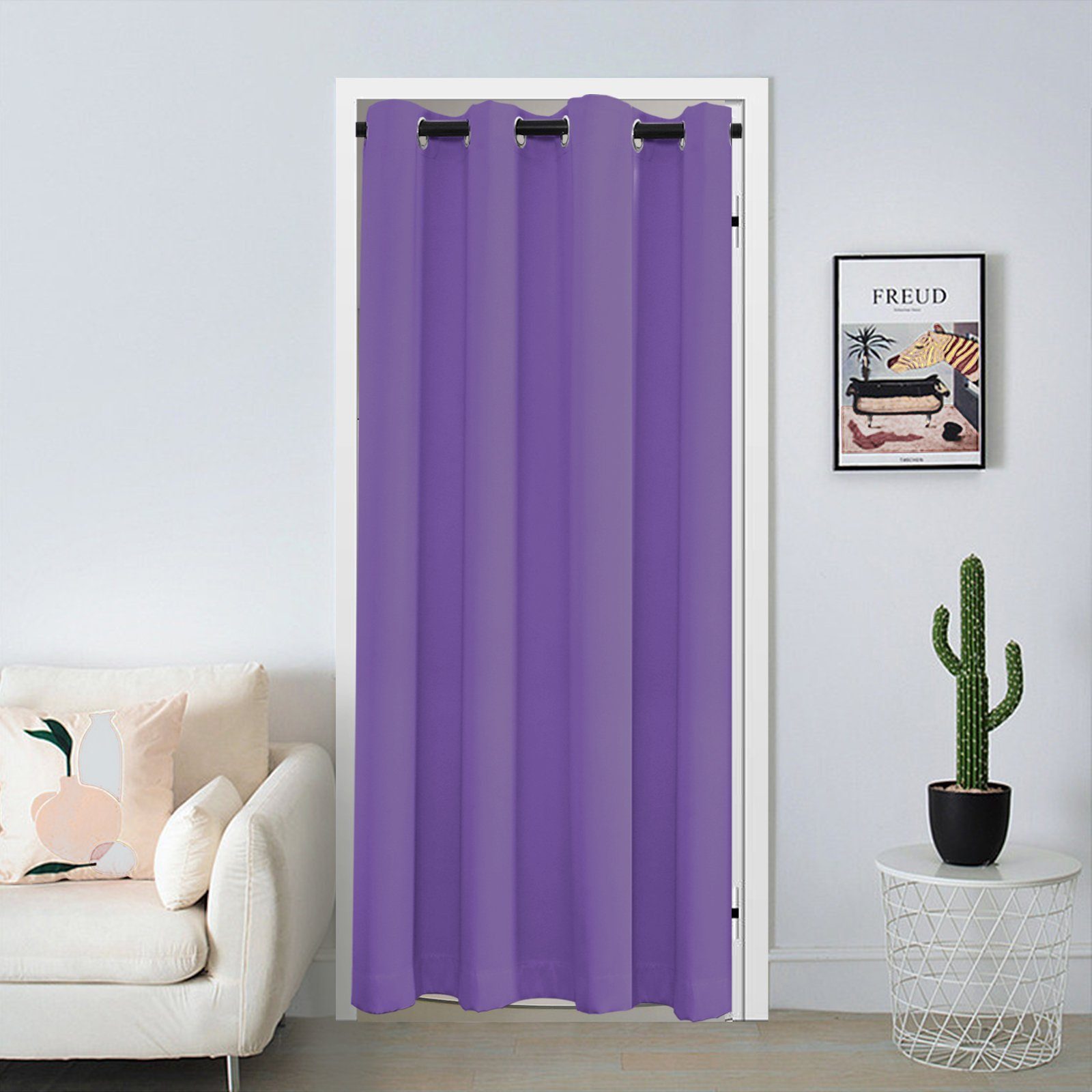 BYSURE Türvorhang (1 St), Ösen, blickdicht, Thermovorhang für Schlafzimmer, günstig online kaufen