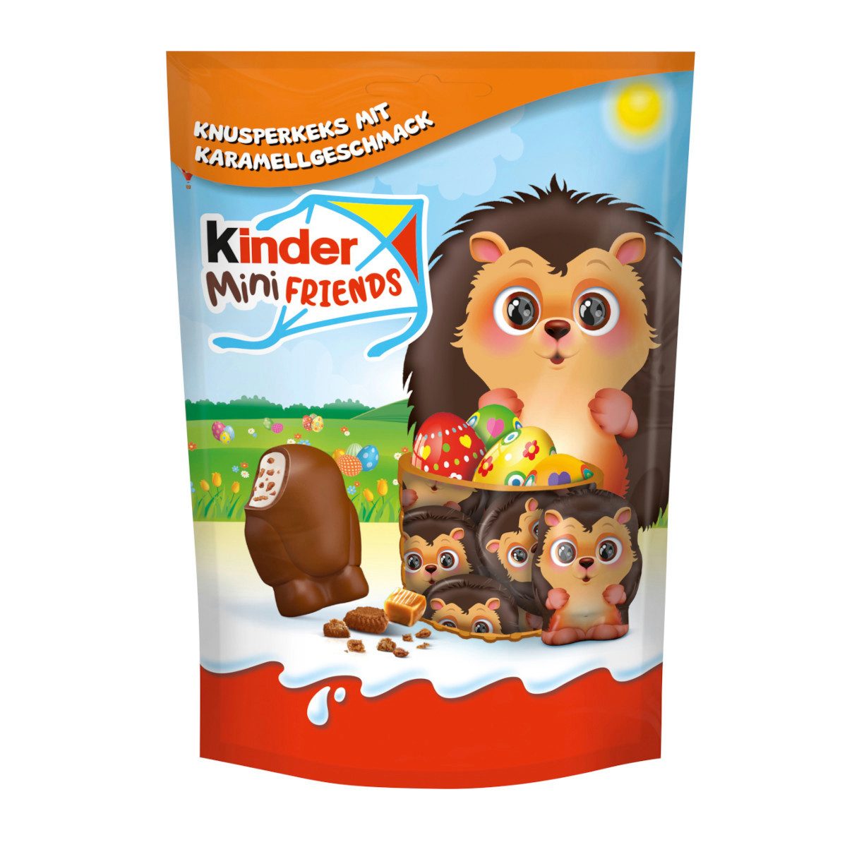 Ferrero Küsschen Schokolade, Ferrero Kinder Mini Friends Knusperkeks mit Karamellgeschmack 122g