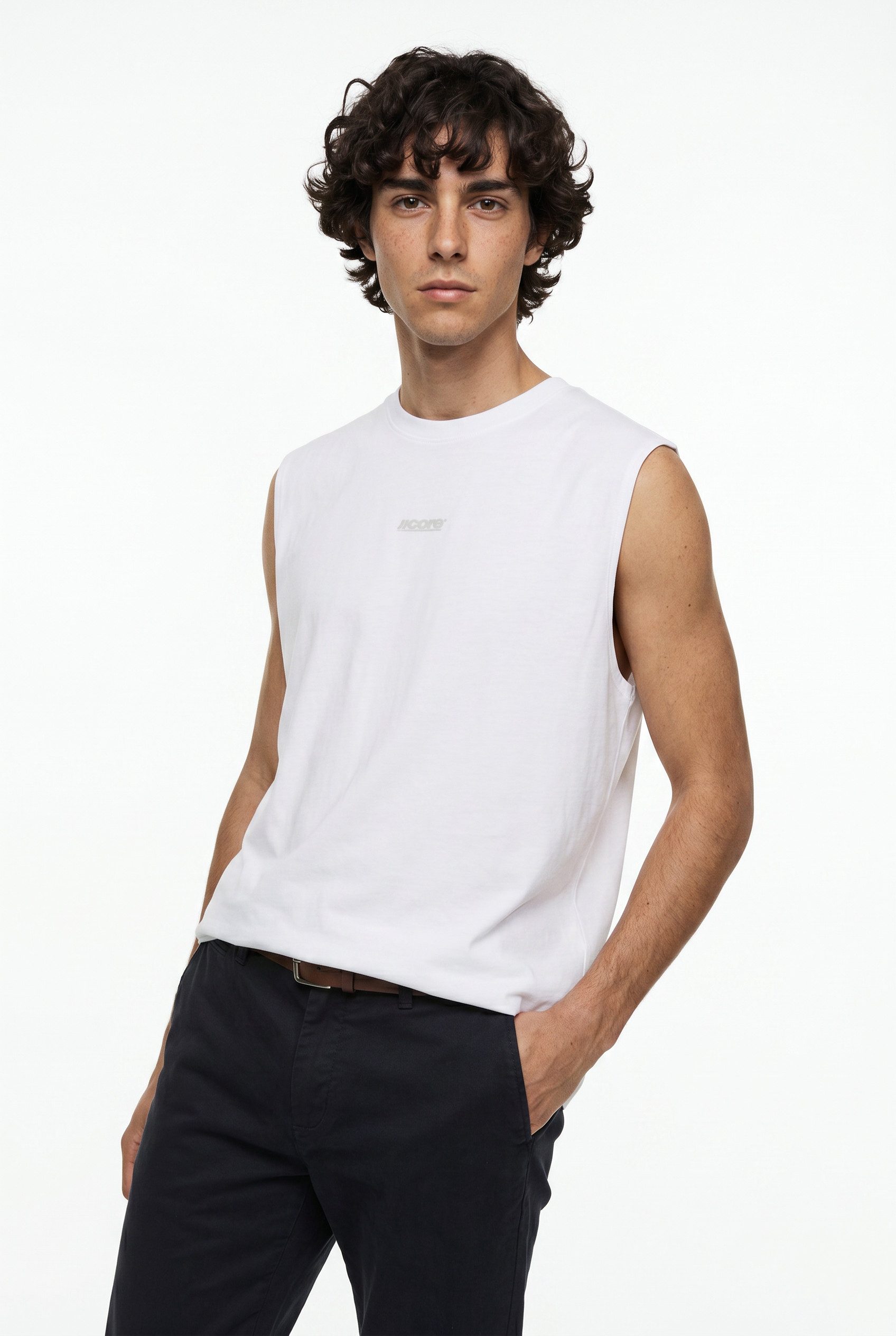 Jack & Jones T-Shirt JCOCLUB PRINT SL TEE CREW NECK mit Print