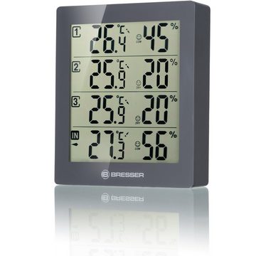 BRESSER Hygrometer ClimaTrend Hygro Quadro - Thermo- und Hygrometer