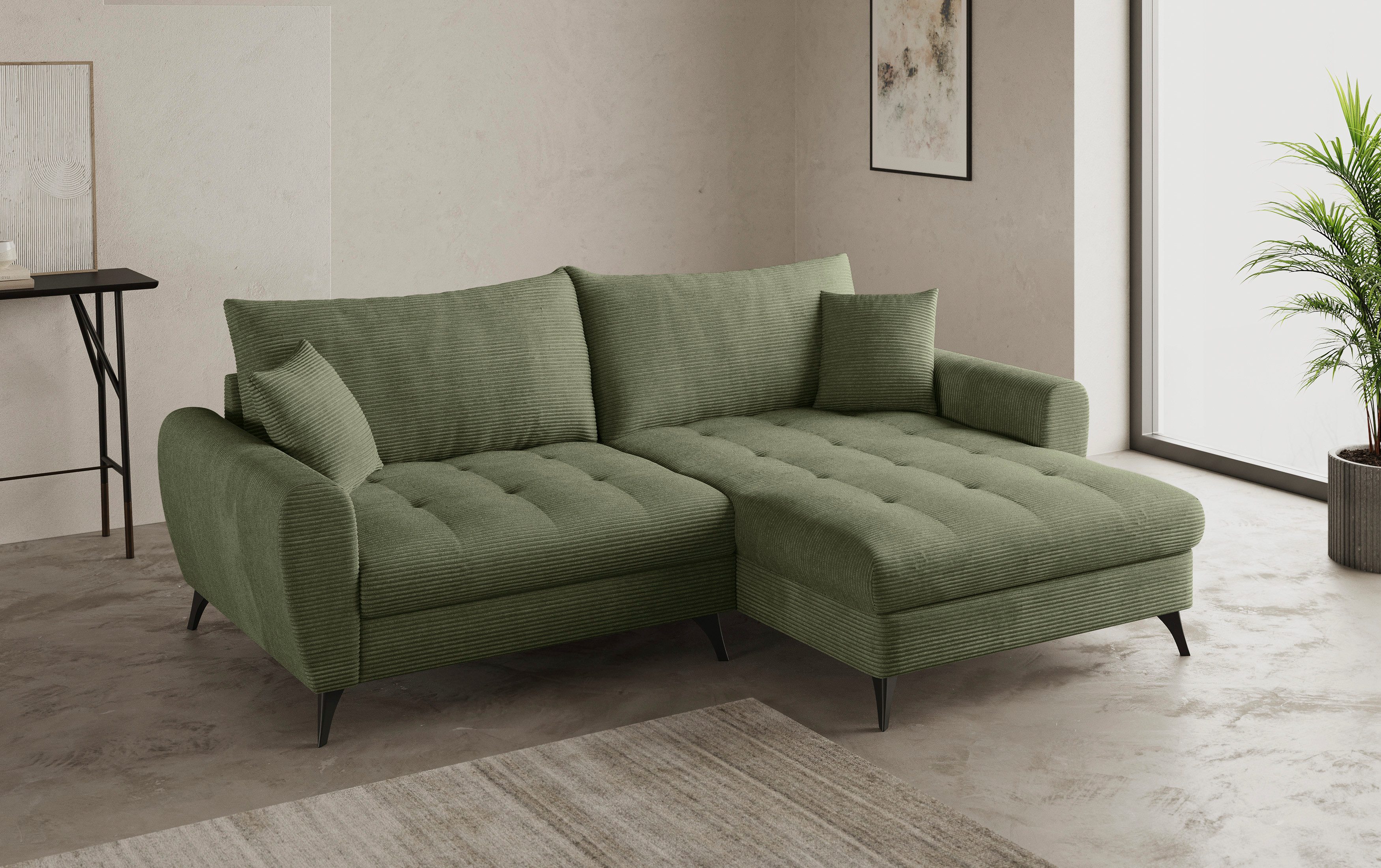 Mr. Couch Ecksofa "Blackburn II, L-Form", Mit Kaltschaumpolsterung bis 140 günstig online kaufen