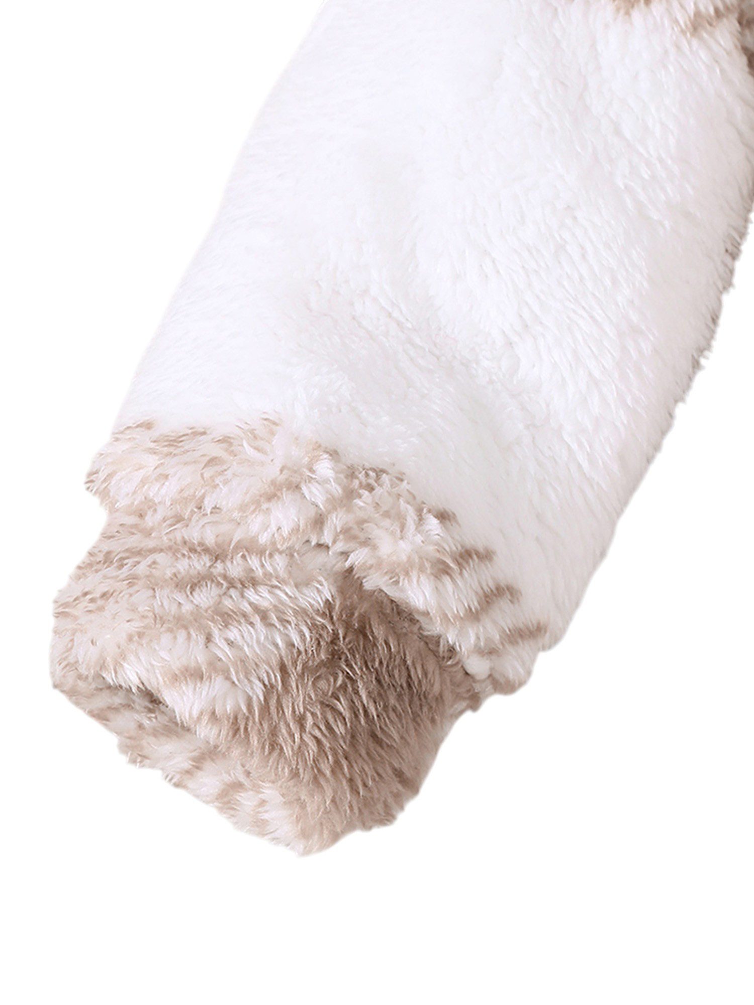 Gluckids Unisex Baby Warm and Comfortable Plush Outfit with Check Pattern for Autumn/Winter (2-Piece Set) Long-Sleeved Sweater & Pants, Casual Loungewear Set