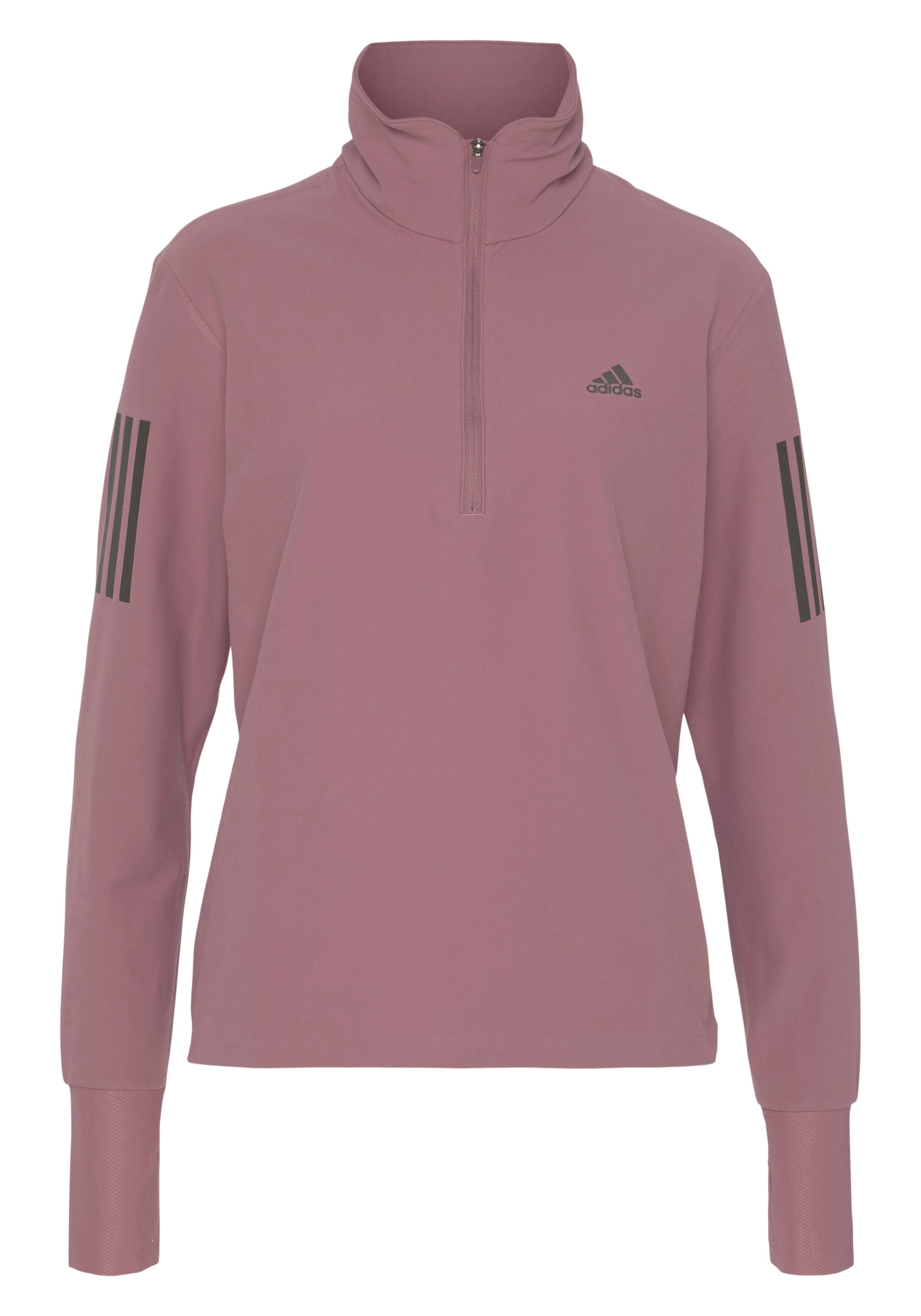 adidas Performance Rollkragenshirt OWN THE RUN RUNNING 1/2 ZIP RUNNINGOBERTEIL Wonder Orchid