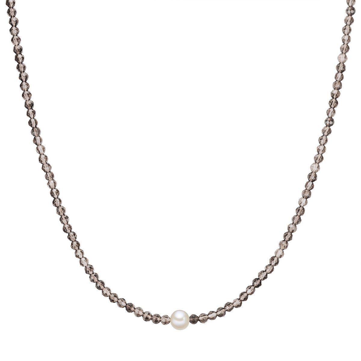 Valero Pearls Perlenkette silber, mit Süßwasser-Zuchtperle günstig online kaufen