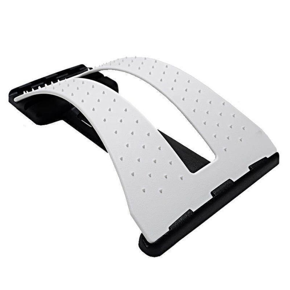 Hoopomania Hula-Hoop-Reifen Rückenstrecker mit Acupressure Noppen, 3-stufig mit DVD und Gurt