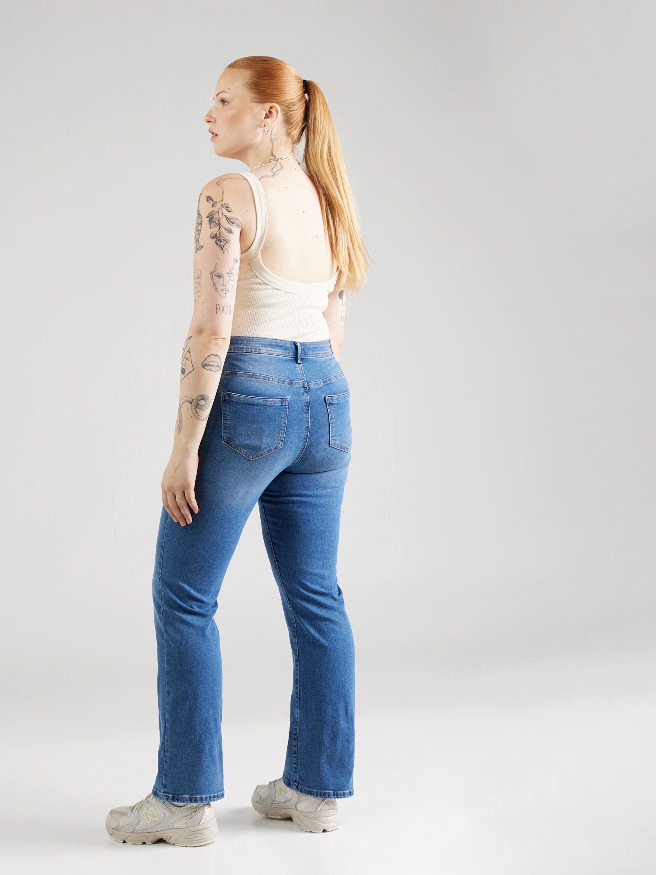 ONLY CARMAKOMA 7/8-Jeans CARSally (1-tlg) Plain/ohne Details günstig online kaufen