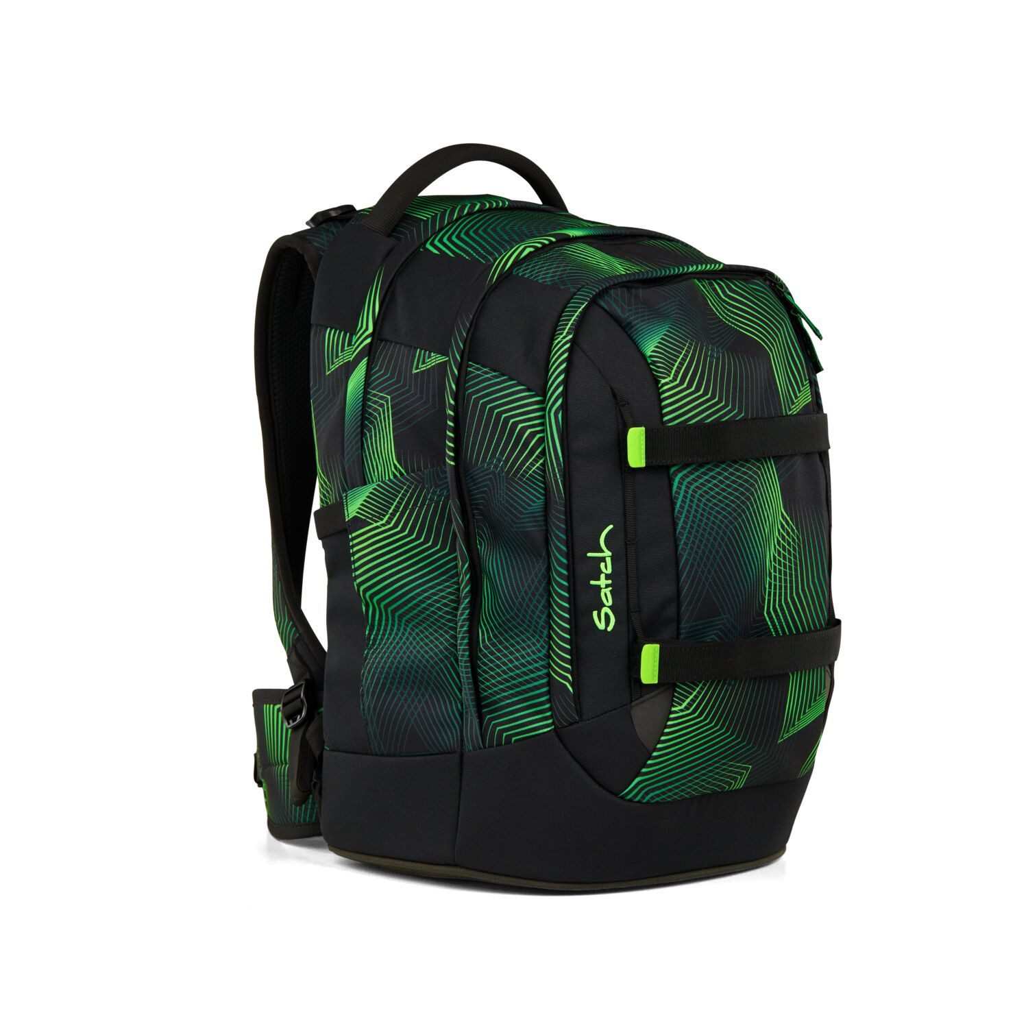 Satch Schulranzen Schulrucksack-Set PACK Seismic Green günstig online kaufen
