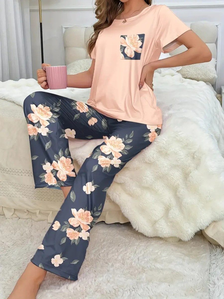 Elegant Love Pyjama Damen Schlafanzug Set günstig online kaufen