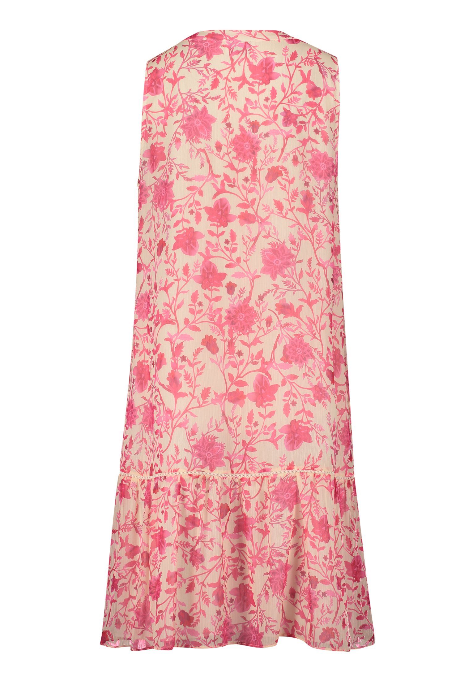 Mont Vera Cream/Pink im Boho Minikleid Style (1-tlg)